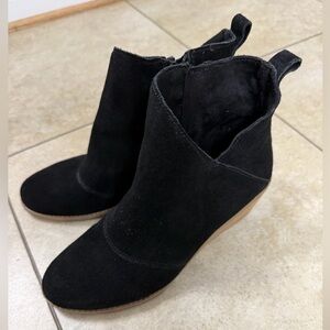 Toms Black Ankle Booties